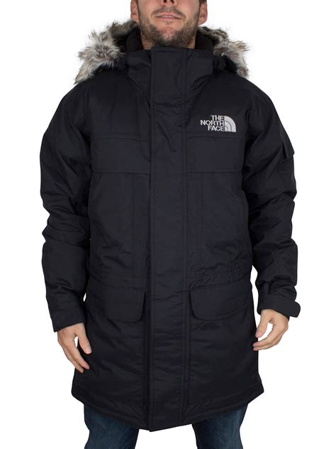 The North Face Men's Mcmurdo Parka Logo Jacket, Black | eBay