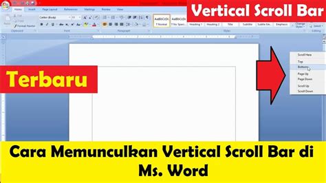 Vertical Scroll Bar Hilang Begini Cara Memunculkan Vertical Scroll Bar