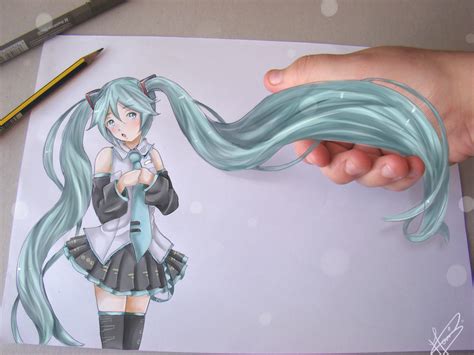 Anime Mix With Real Life Hatsune Miku By Maria Sl On Deviantart