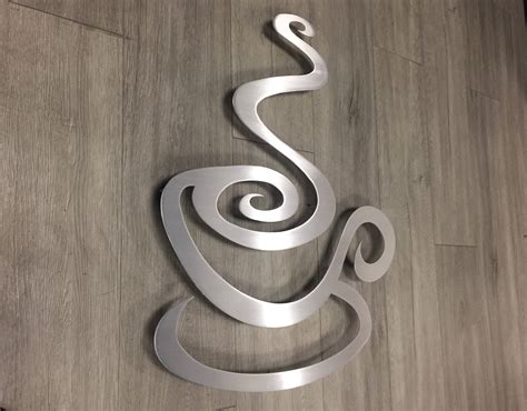 Metal wall artworks are memorable home accents. Coffee Kitchen Metal Wall Art Coffee Art Coffee Metal Art