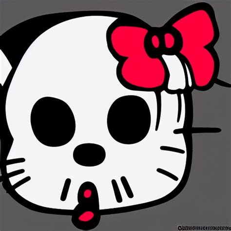 Hello Kitty Skull