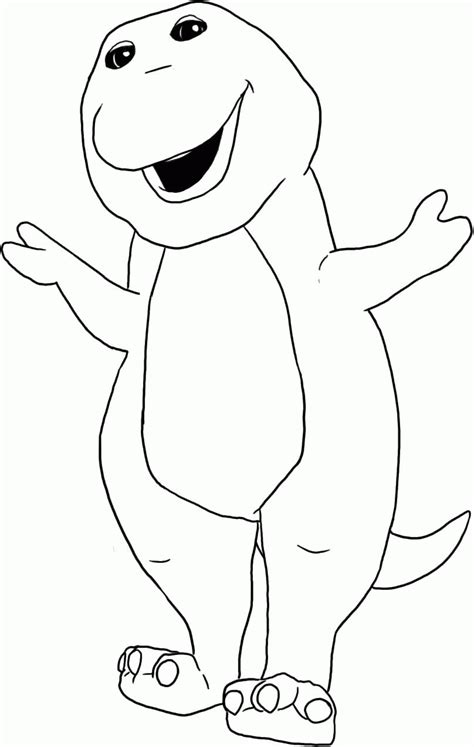 Barney baby bop coloring page. Barney Birthday Coloring Pages - Coloring Home