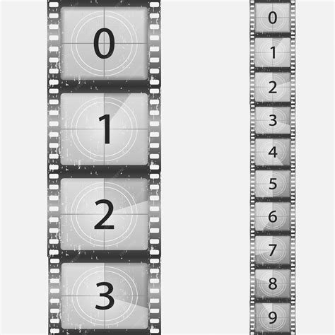 Película Muda Vintage Y Fotograma Completo En Blanco De Película Fotográfica Película Cuenta