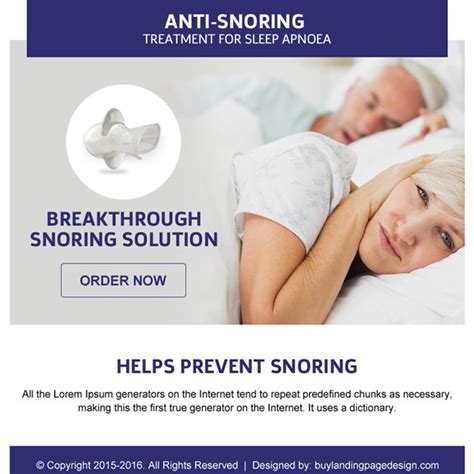 Anti Snoring Product And Treatments Ppv Designs Sleep Apnoea Sleep