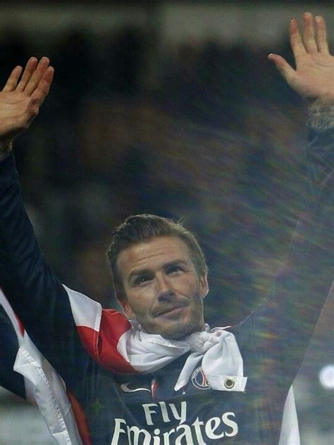 DAVID BECKHAM, last game with PSG  Football is life, Psg, Charming man