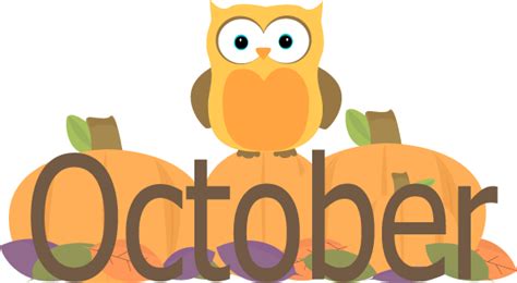 Teacher Mom Of 3 October Clipart Owl Clip Art Fall Clip Art
