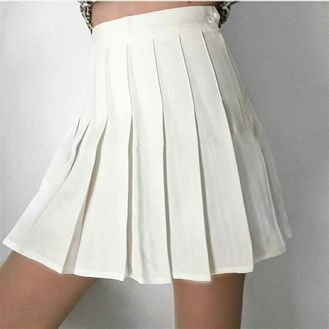 👧 Pleated Skirt 👧 1295 White Tennis Skirt White Pleated Skirt