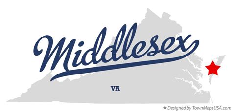 Map Of Middlesex Va Virginia