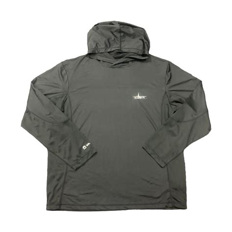 Habit Men's Hidden Cove Hooded Lightweight Performance Layer (Black
