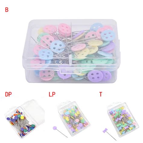 100 Piecespack Sewing Accessories Patchwork Pins Locating Pin Flat