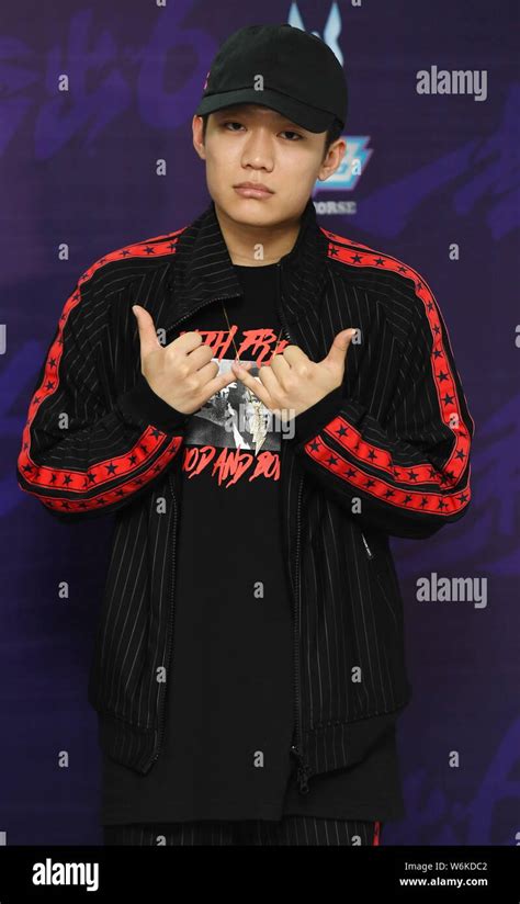 File Chinese Rapper Wang Hao Better Known As Pg One Poses During