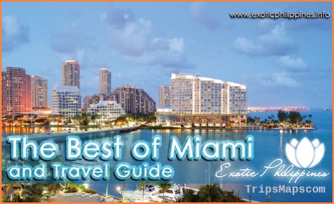 Miami Travel Guide Travel Map