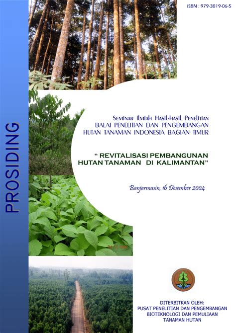 Pdf Kesesuaian Jenis Pohon Dan Teknik Silvikultur Hutan Tanaman Pada