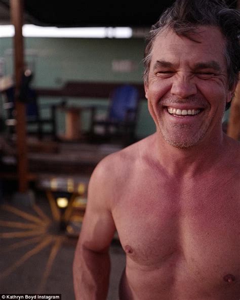 Josh Brolin Reclines In The Nude While Enjoying Desert Oasis With