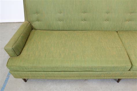 Mid Century Modern Long Green Kroehler Sofa At 1stdibs Vintage