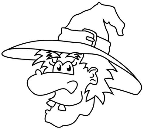 Head Of Witches Coloring Pages Free Printable Coloring Pages