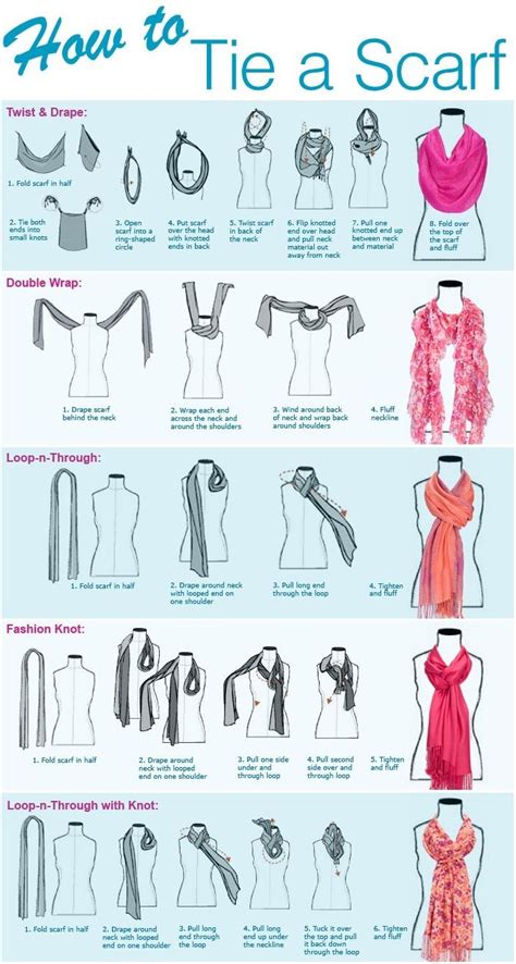 How To Tie A Scarf How To Wear Scarves Ways To Wear A Scarf Scarf