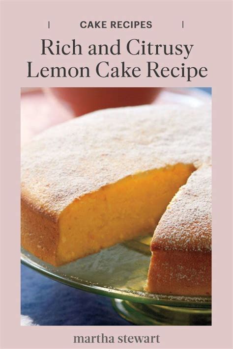 Simple Lemon Cake Recipe Cake Recipes Lemon Cake Recipe Cake