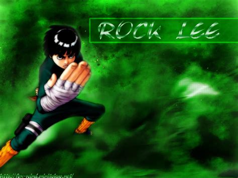 Naruto Wallpaper Rock Lee Stand Green Minitokyo