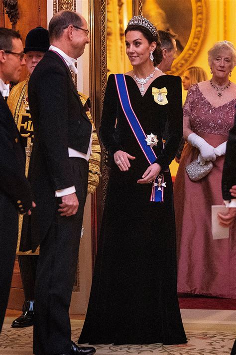Kate Middletons Diplomatic Reception Dress Is By Alexander Mcqueen