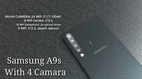 Samsung A9s Smartphone Introduction Samsung A9s Specifications Youtube