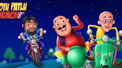 Motu Patlu Motu Patlu Race Game Moto Ne Patlu Ko Haraya Hindi