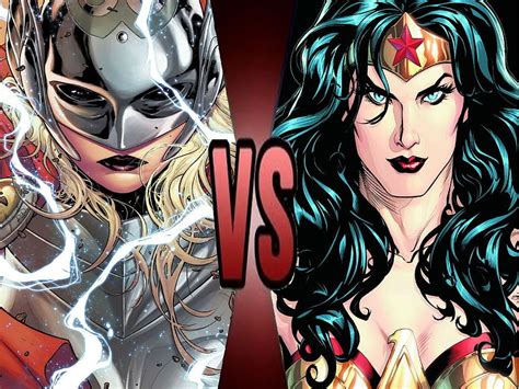 Female Thor Vs Wonder Woman Thor Vs Wonder Women Hd Wallpaper Pxfuel