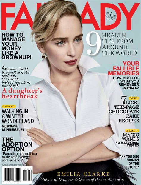 Emilia Clarke Fairlady Magazine May 2019 Issue • Celebmafia