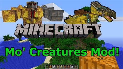 Minecraft Mo Creatures Mod Showcase The Mobs 152 Youtube