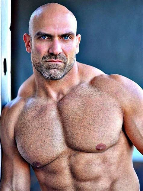 Daddy Muscle Daddy Pinterest Bald Men With Beards Grey Beards