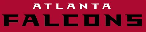 Atlanta Falcons Wordmark Logo National Football League Nfl Chris