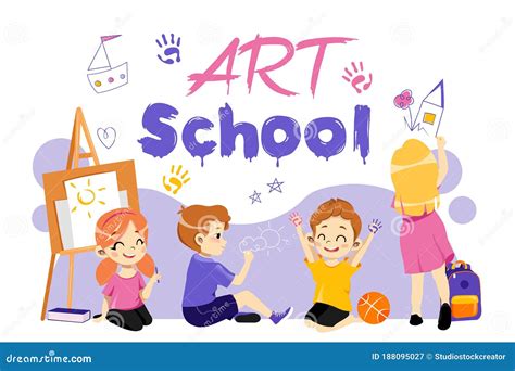 Concept Of Back To School Children Creativity And Talents Talented