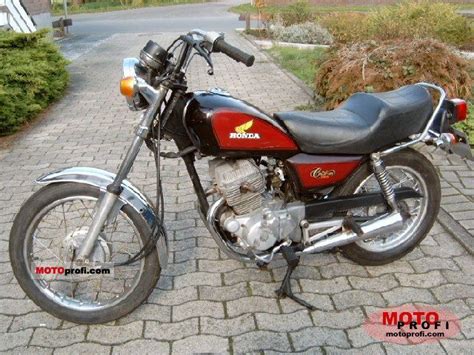You can select any metric and enter the value to see the converted values in all important metrics. Honda CM 125 C 1982 Specs and Photos