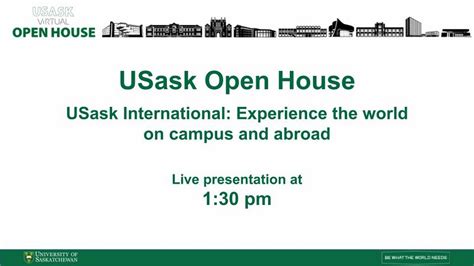 Usask International Experience The World On Campus And Abroad Youtube