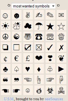 Copy and paste cool symbols from below. Pin by Rachel H on clever | Character symbols, Copy paste ...
