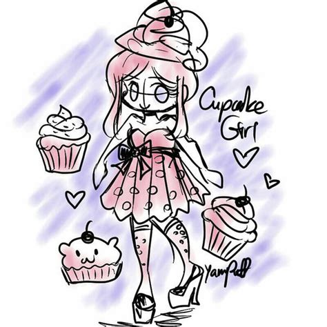 Cupcake Girl Sketch By Yampuff On Deviantart