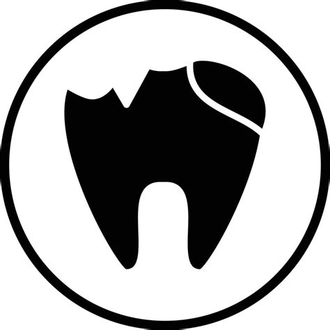 Tooth Decayed Vector Icon Design 22792755 Vector Art At Vecteezy