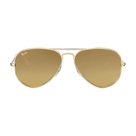 Ray Ban Aviator Gold 58 Mm Metal Frame Unisex Sunglasses Rb3025 Ebay