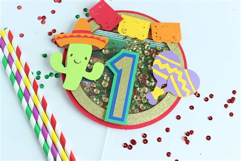 Fiesta Cake Topper First Fiesta Birthday Decorations Party Etsy