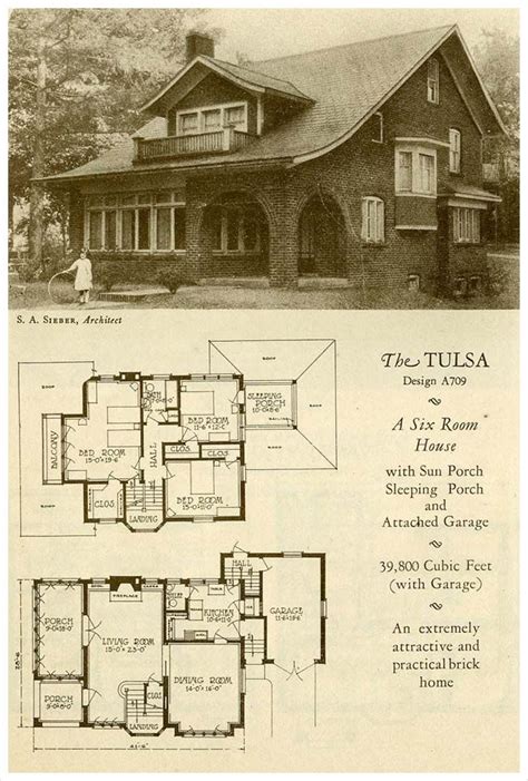 The Tulsa Bungalow 1927 Brick Homes Of Lasting Charm