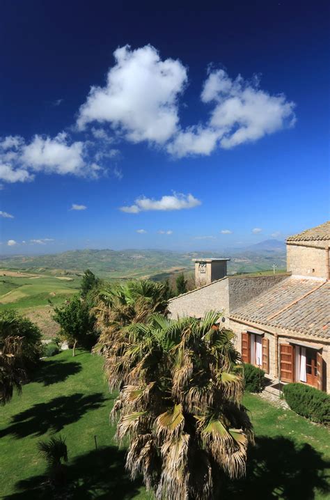 A Chic Retreat In The Sicilian Countryside Surrounded By Rolling Hills