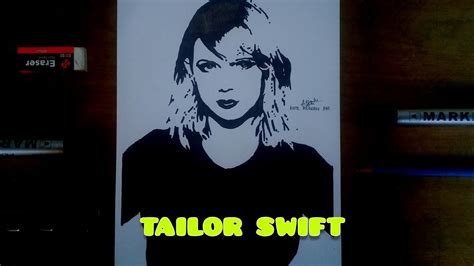 Taylor Swift Stencil Art Youtube