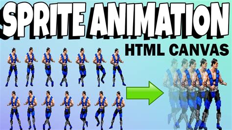Sprite Animation Html Canvas Turn Sprite Sheet Into Animation Youtube