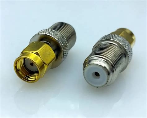F Type Female Jack To Sma Female Plug Straight Rf Coax Adapter F Connector To Sma Convertor In