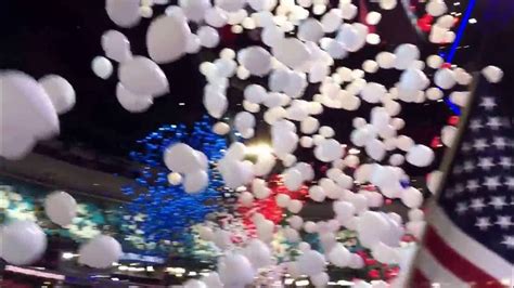 Balloons Drop At The Democratic National Convention 2016 In Philadelphia For Hillary Clinton