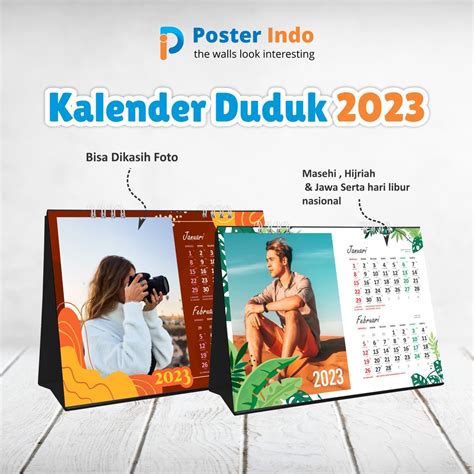 Jual Kalender Meja Kalender Duduk 2023 Custom Minimalist Modern