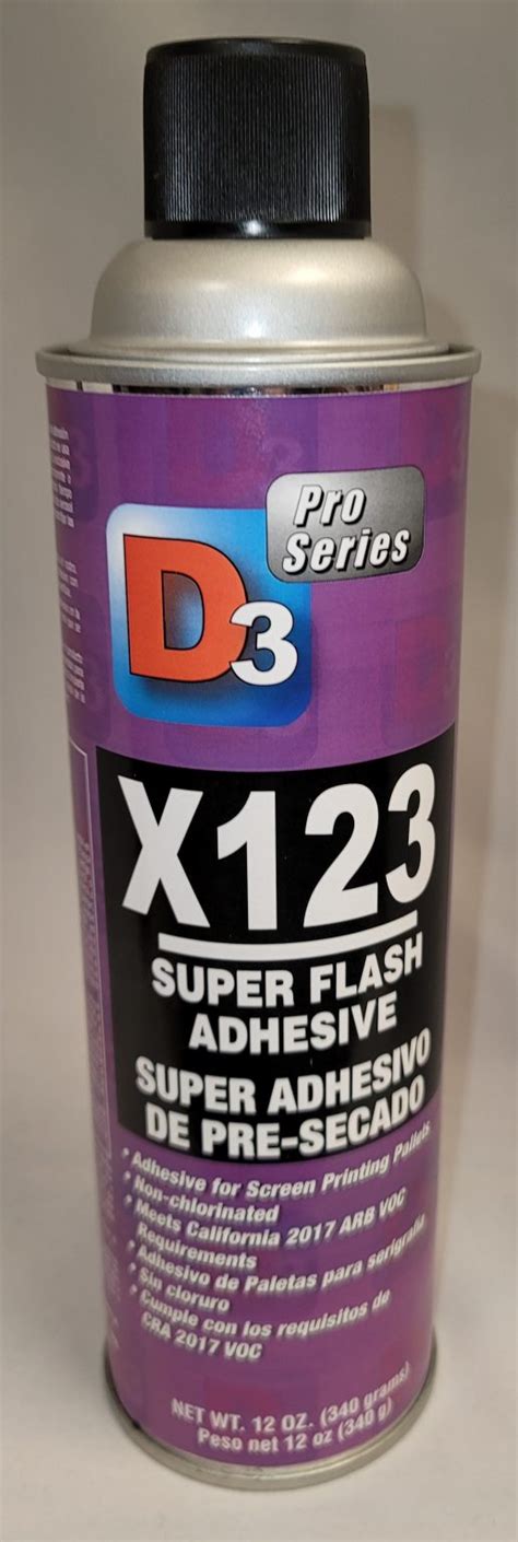 D3 X123 Super Flash Adhesive Beckmarink Inc