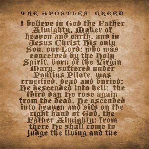 The Apostles Creed Know What You Believe Scripture Awakening
