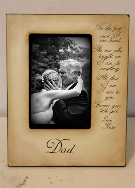 Wedding Picture Frame Father Daughter Wedding Frame Bride Walk Down The