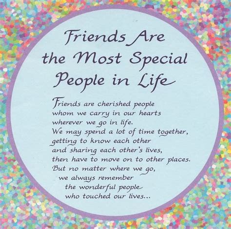 Friends Are The Most Special People In Life Friendship Quote Friend